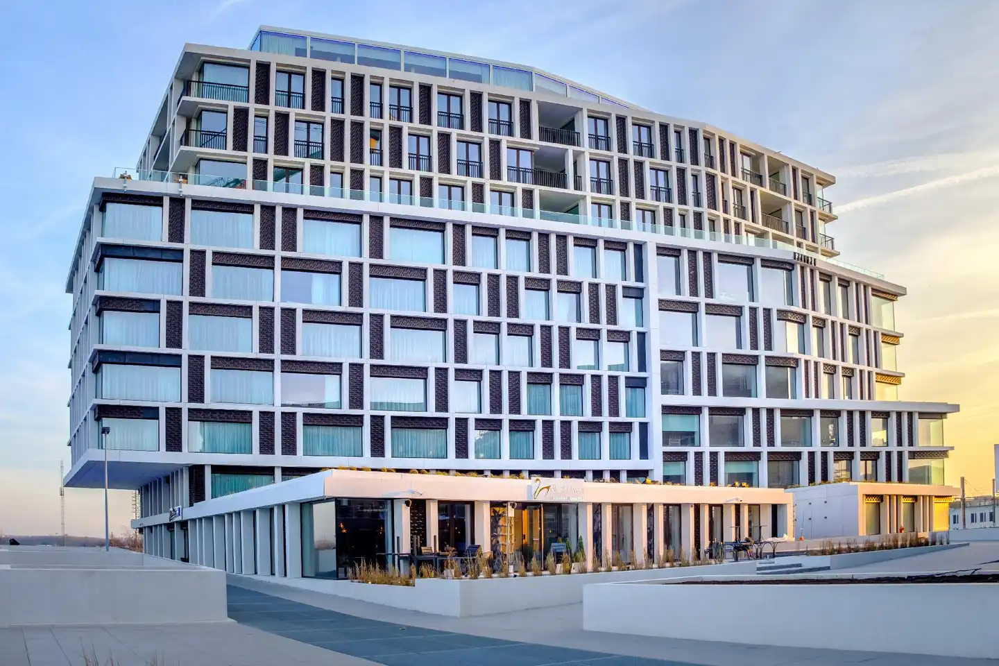 Radisson Blu Hotel, Bruges Aussenansicht
