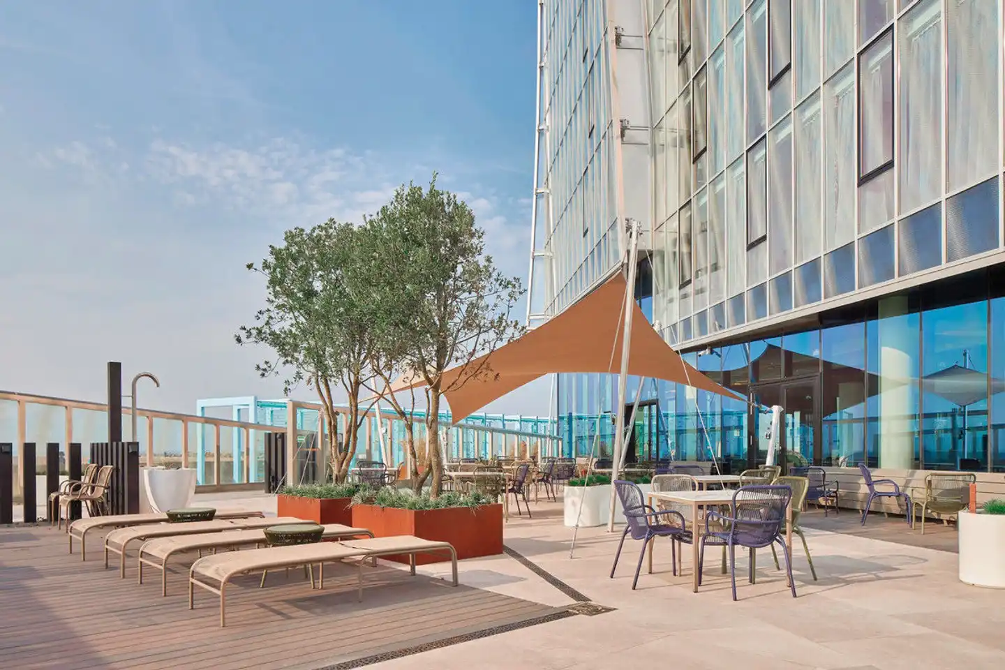 Inntel Hotels Den Haag Marina Beach Terrasse