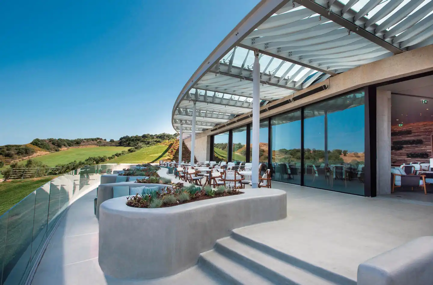 W Costa Navarino Terrasse