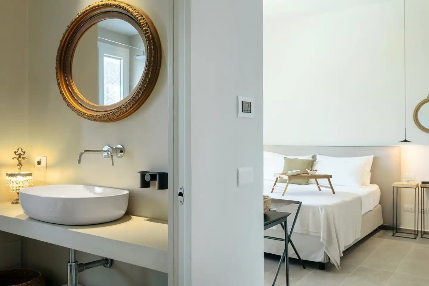 Domia Boutique Hotel Mondello Badezimmer
