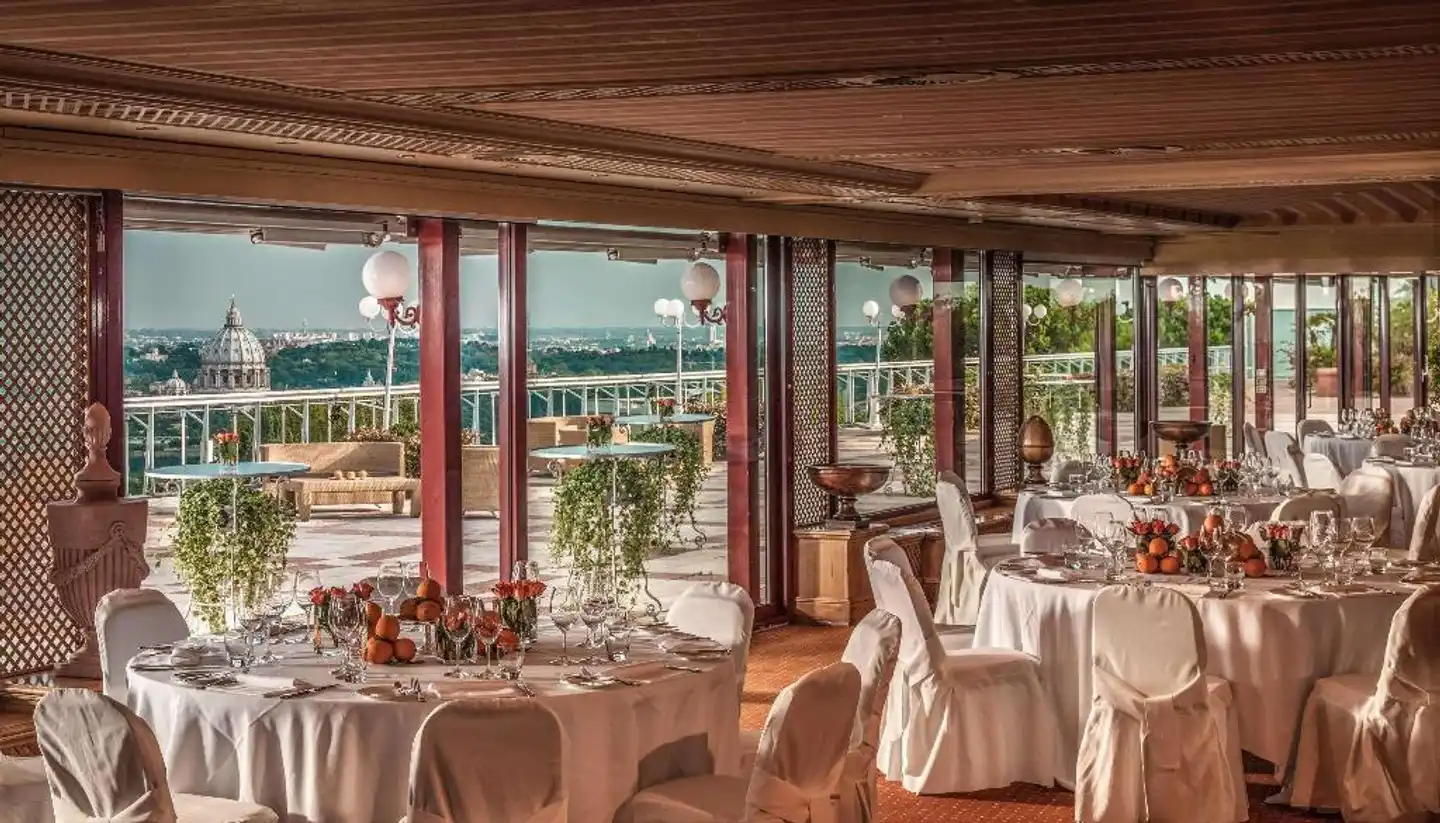 Rome Cavalieri a Waldorf Astoria Resort Restaurant