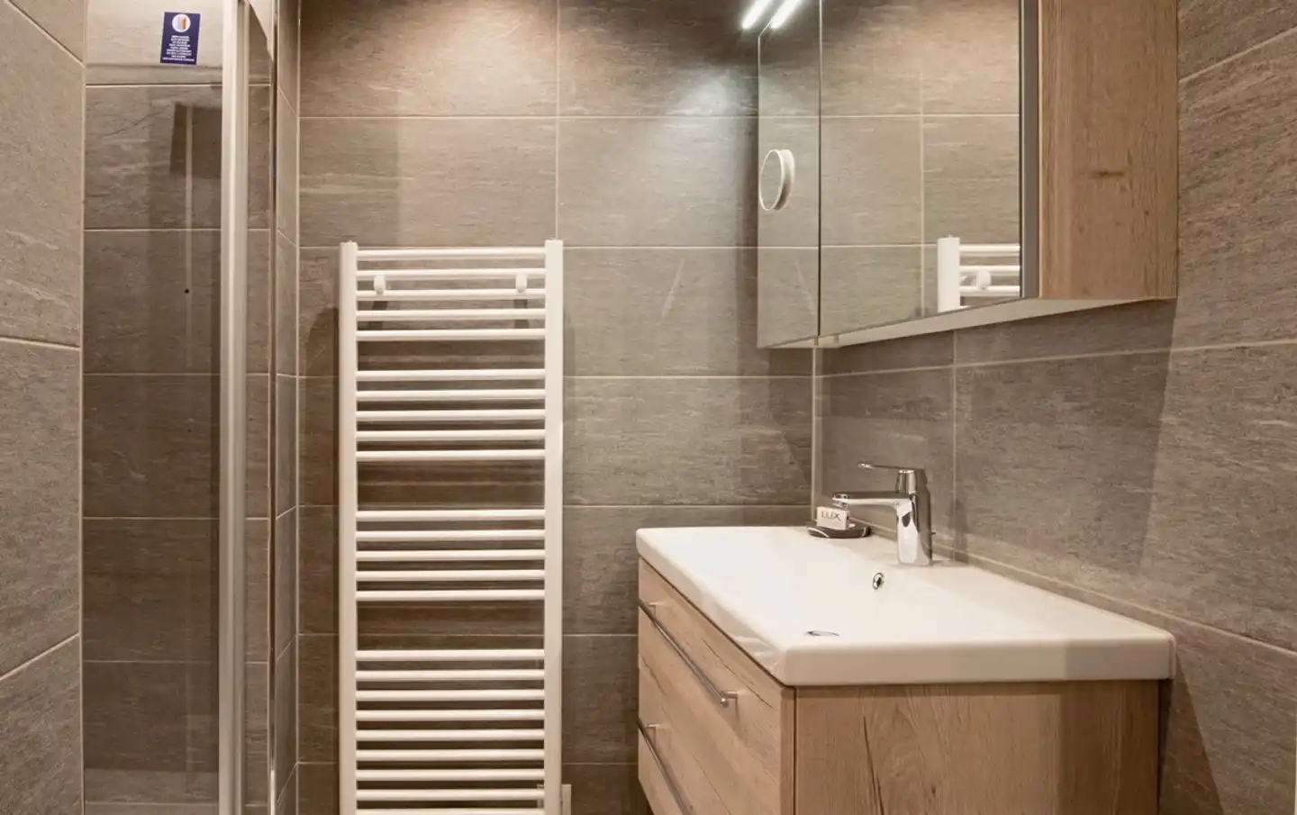 Erlebnishotel Family Resort Fendels Badezimmer