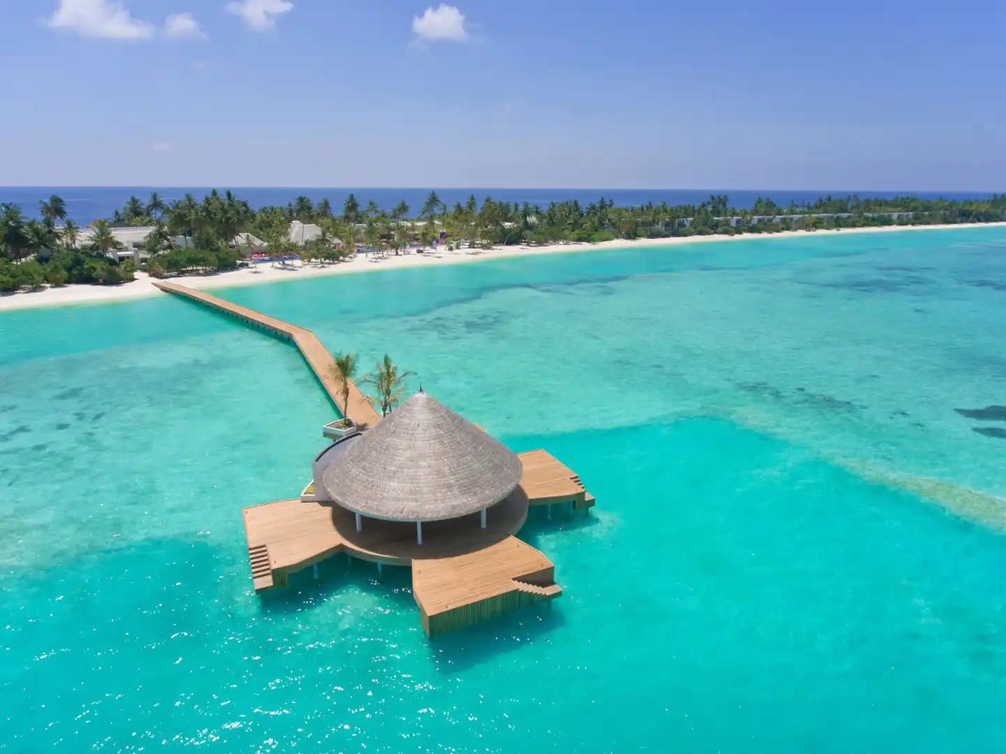 Kandima Maldives Luftaufnahme