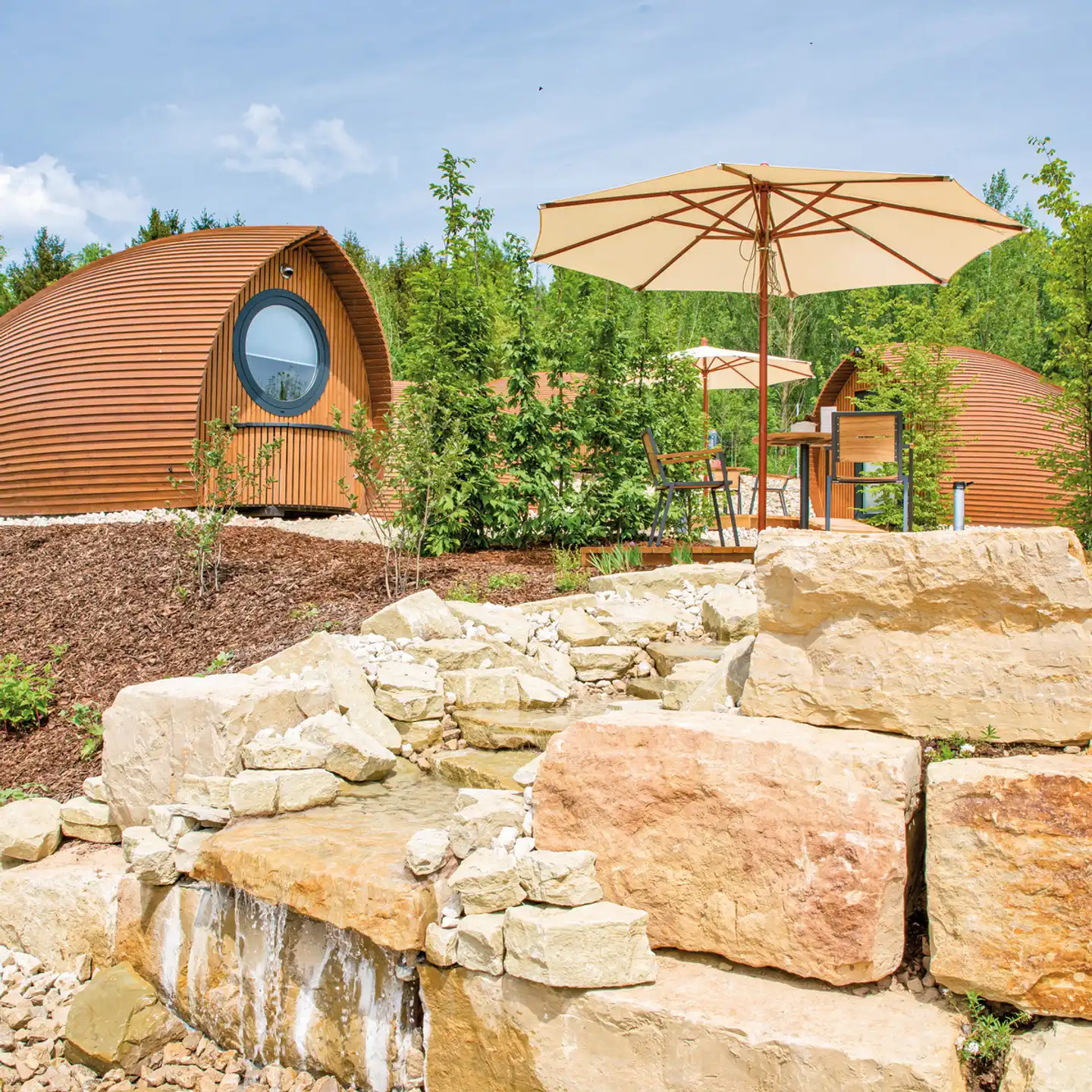 Glamping Resort Biosphäre Bliesgau Garten