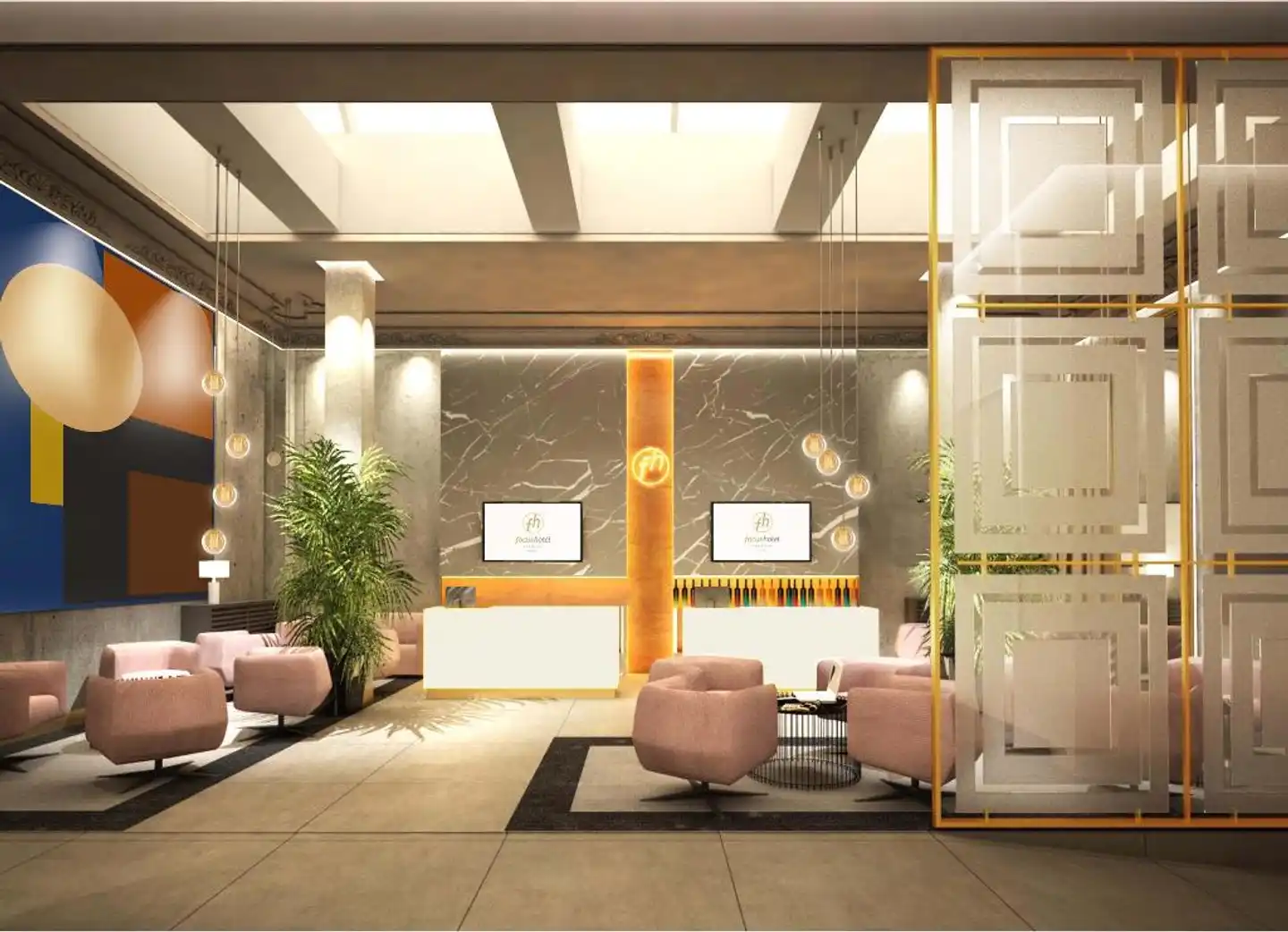 Grand Focus Hotel Szczecin Lobby