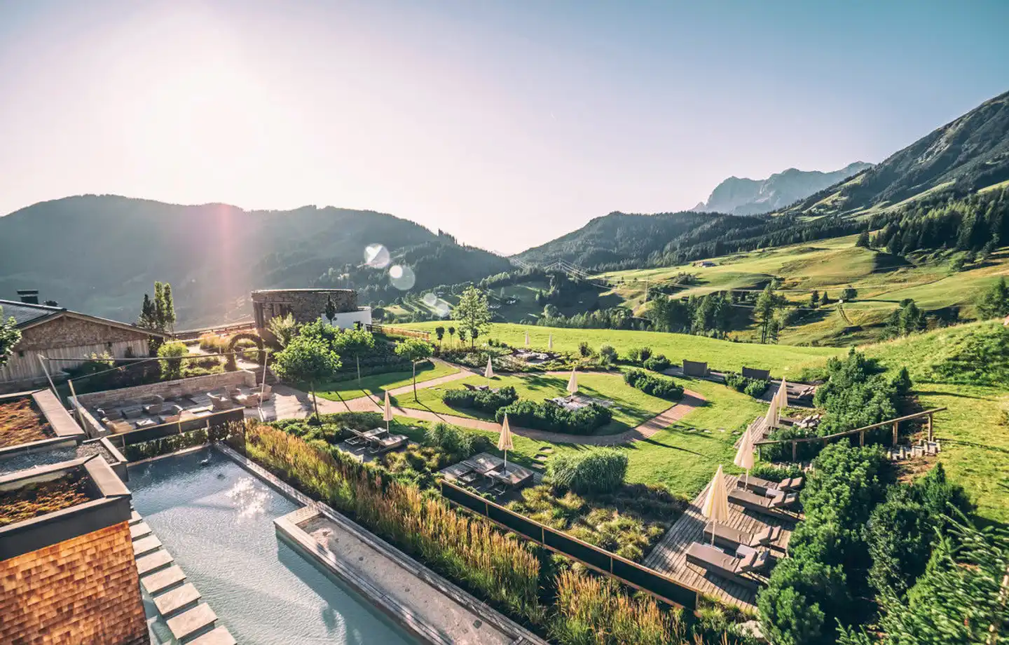 Übergossene Alm Resort Landschaft
