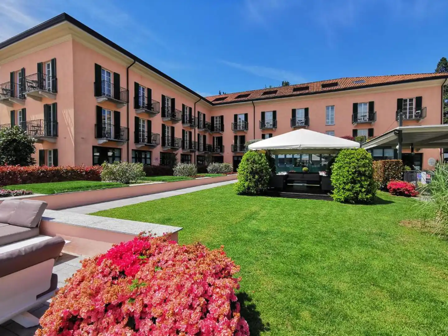 Hotel Residence Antico Verbano Garten