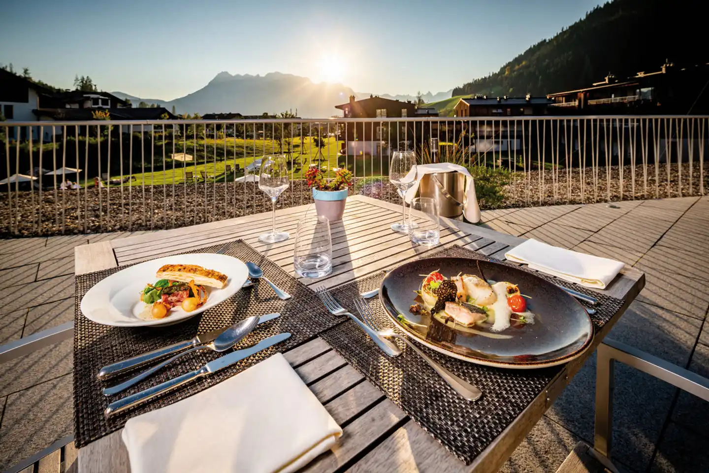 aja Bergresort Werfenweng  Apartments Terrasse