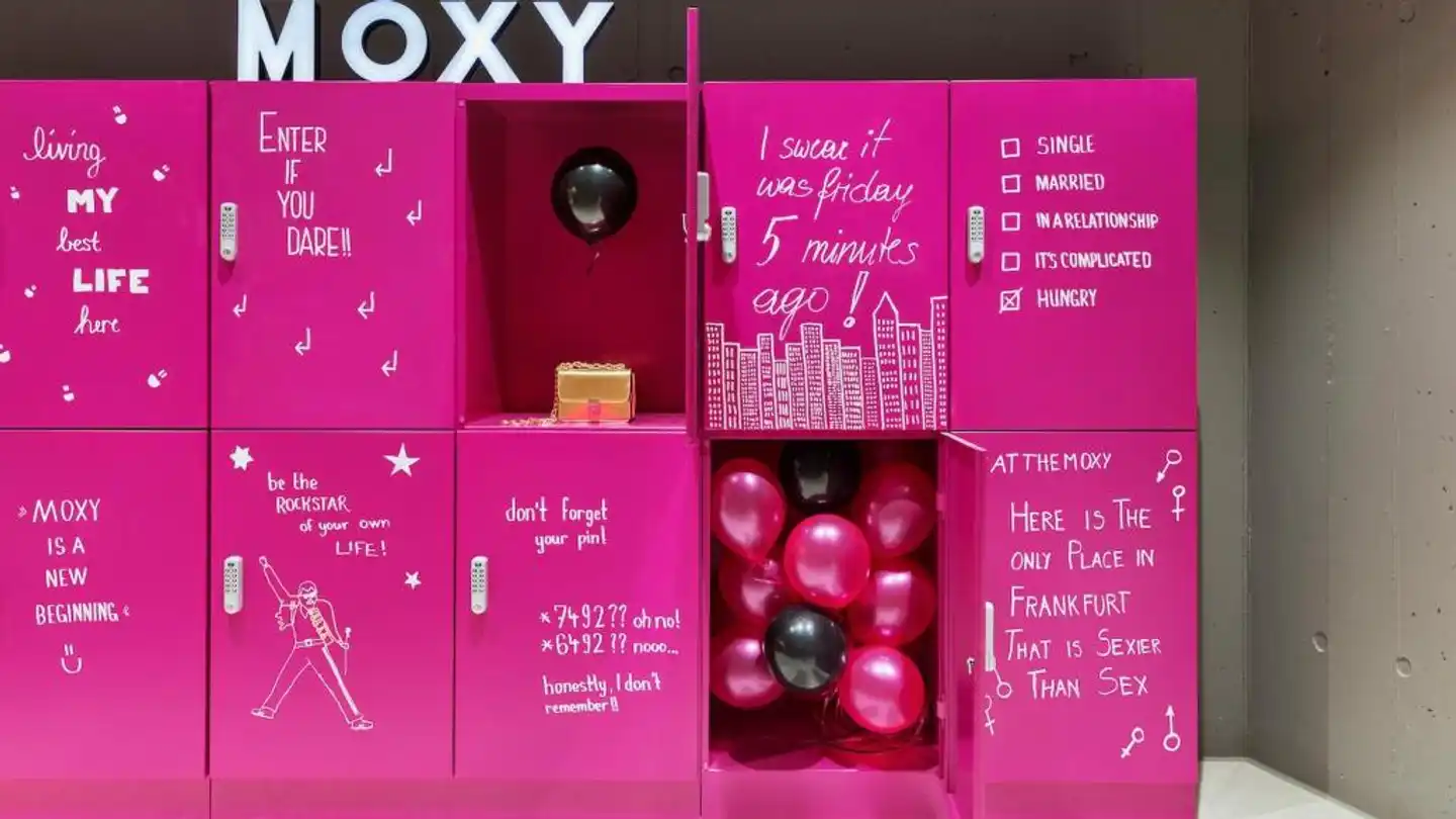 Moxy Frankfurt City Center Landkarte