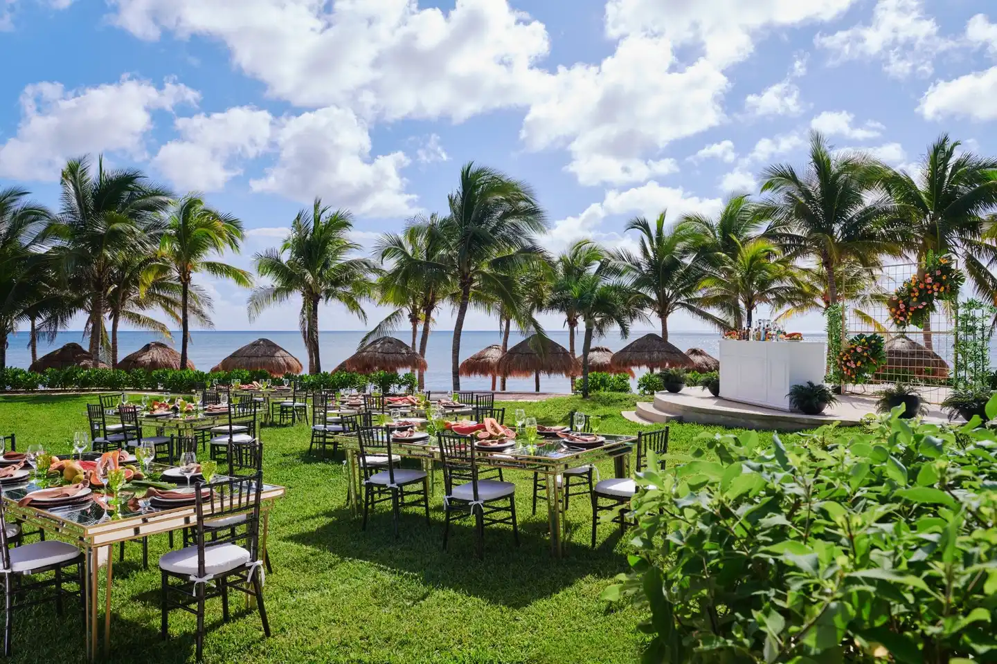 Hyatt Ziva Riviera Cancun Garten