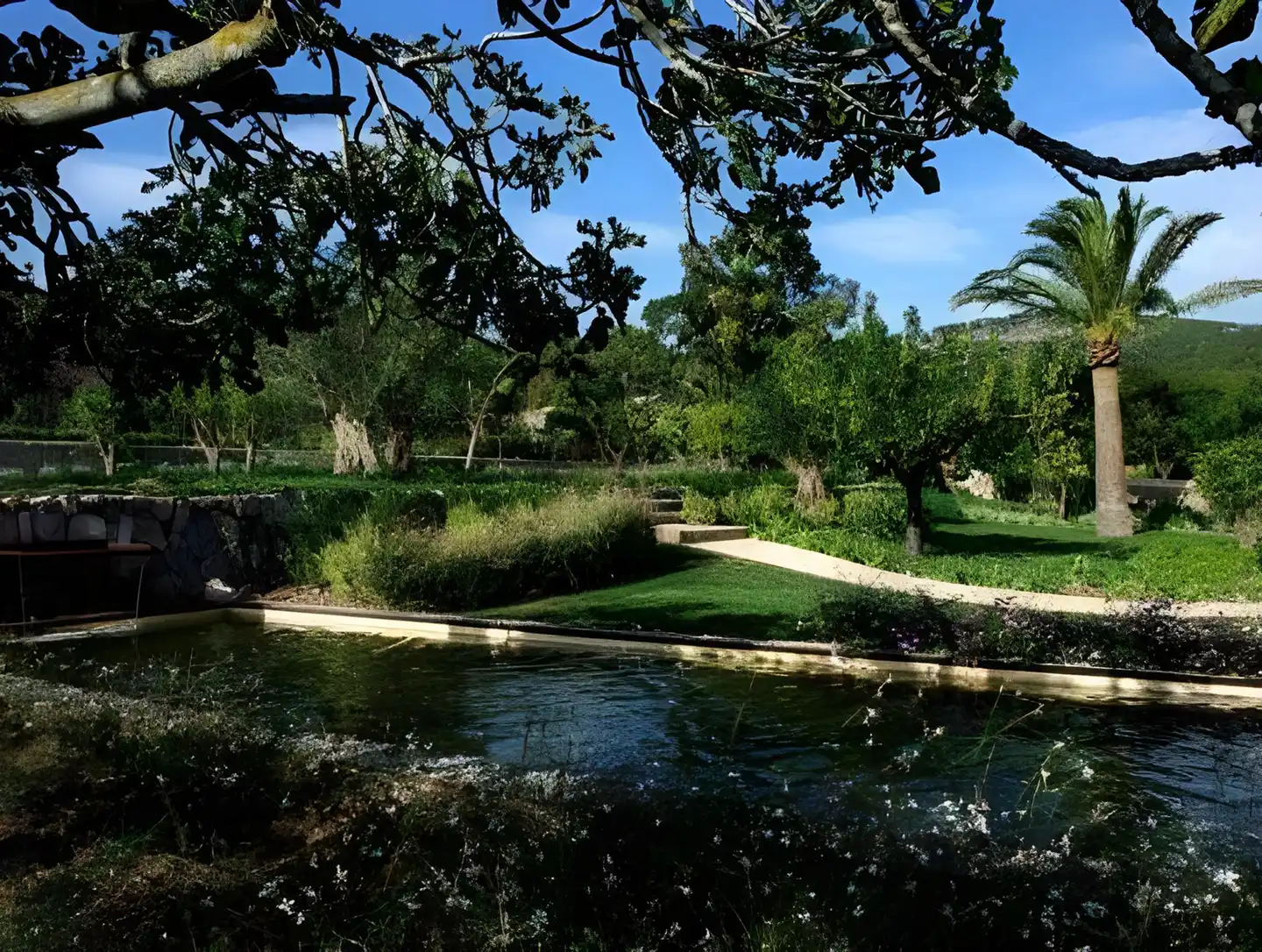 Castell Son Claret Garten
