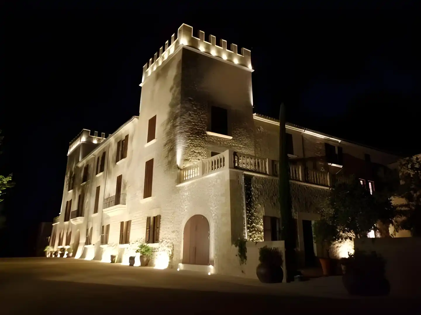 Castell Son Claret Aussenansicht