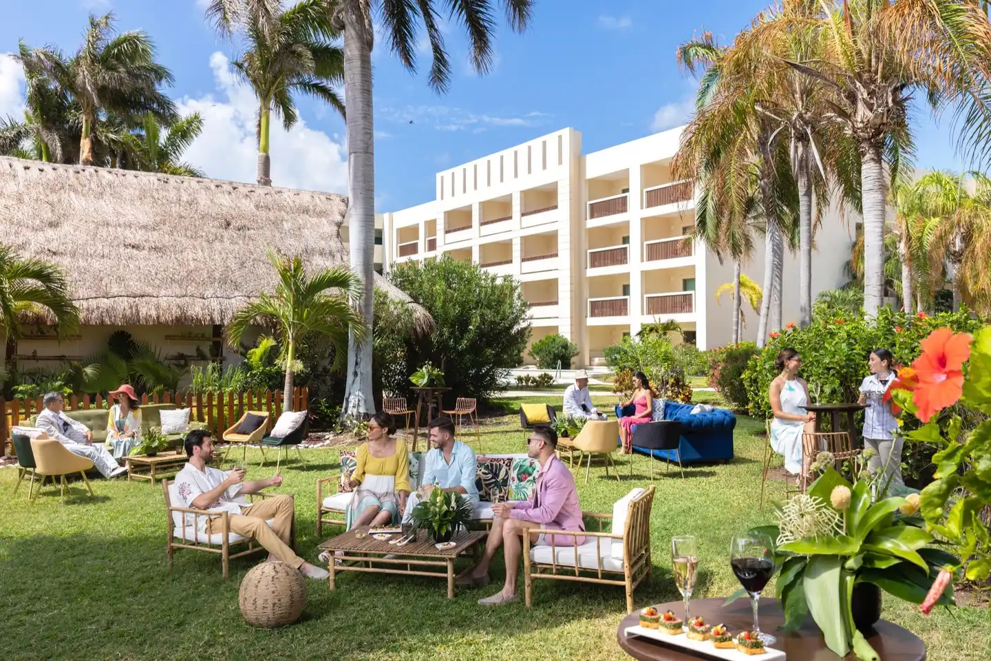 Hyatt Ziva Riviera Cancun Garten