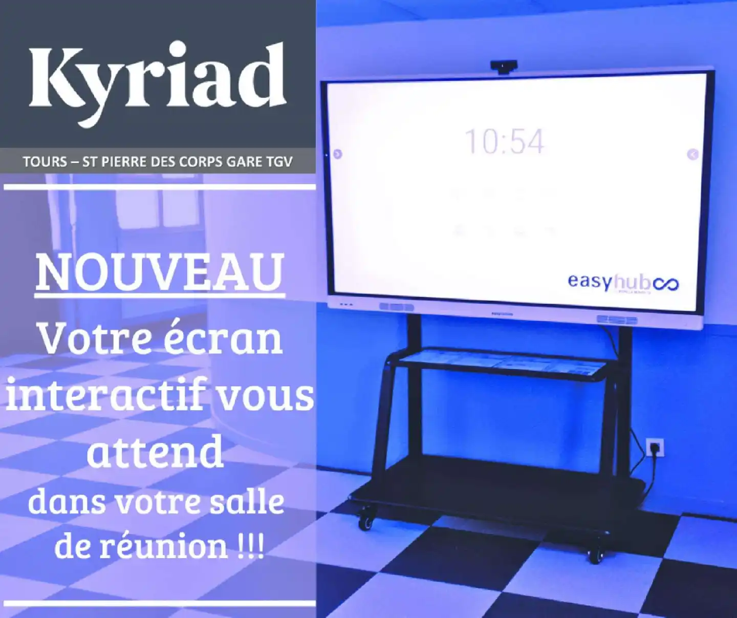 Kyriad Tours - Saint-Pierre-des-Corps - Gare Landkarte