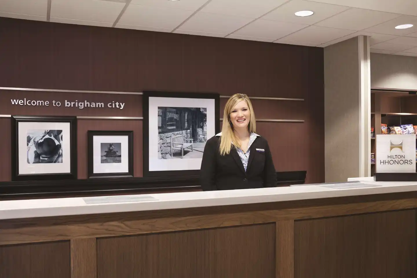 Hampton Inn Brigham City Lobby