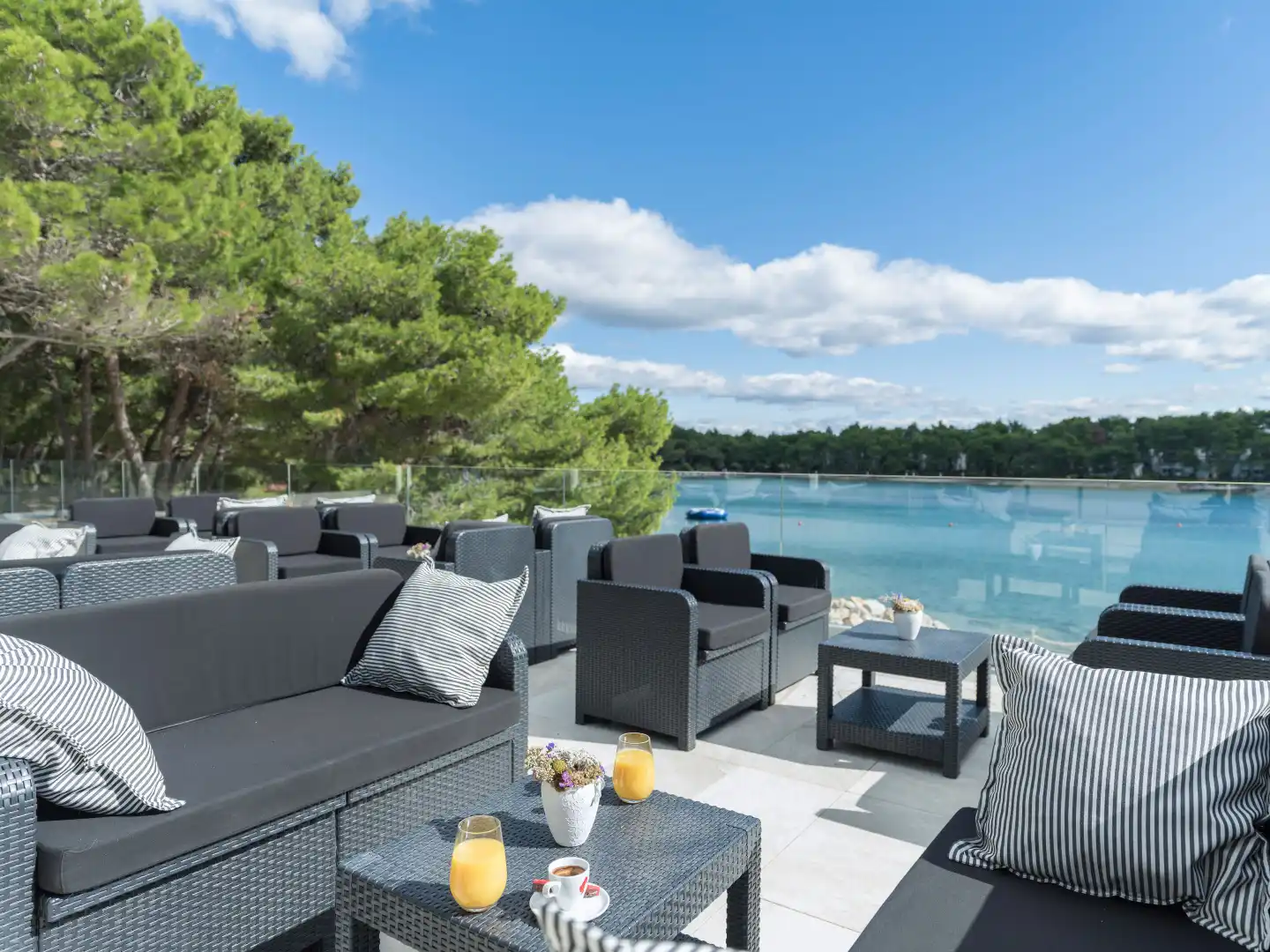 Crvena Luka Apartments Terrasse