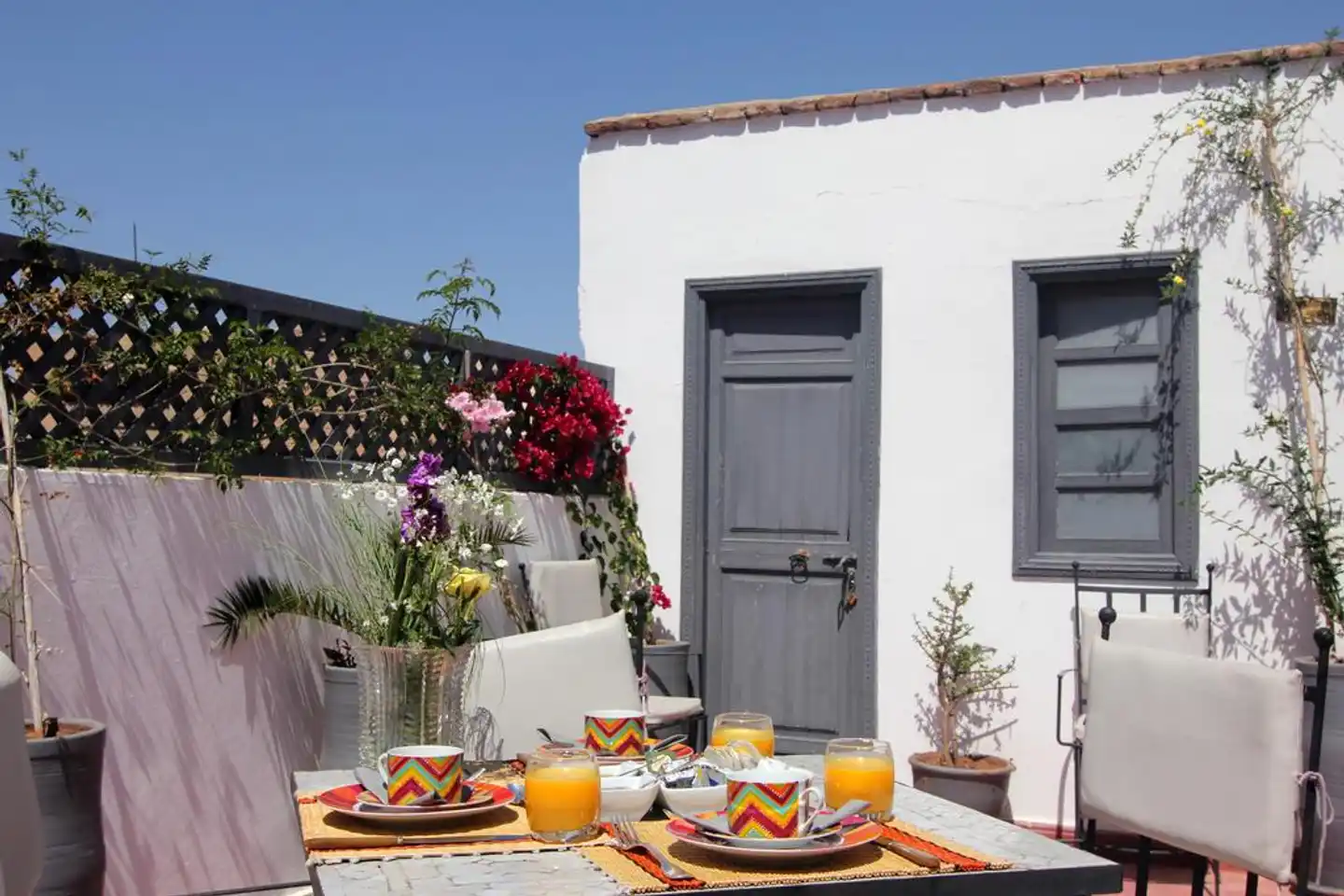 Les Jardins De Riad Laarouss Terrasse