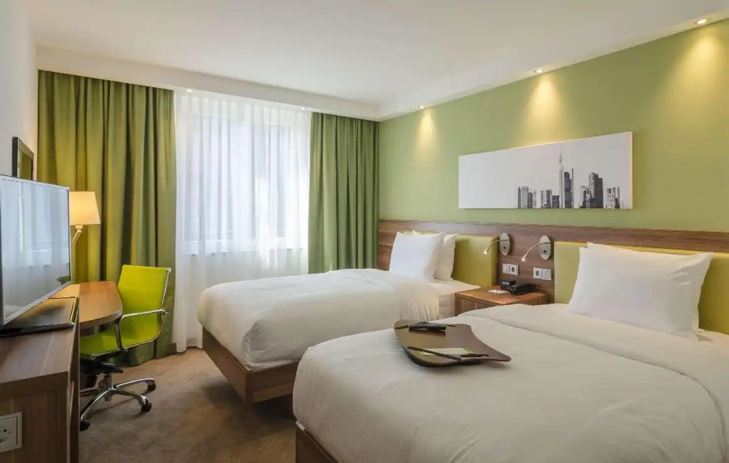 Hampton by Hilton Frankfurt City Centre Messe Wohnbeispiel