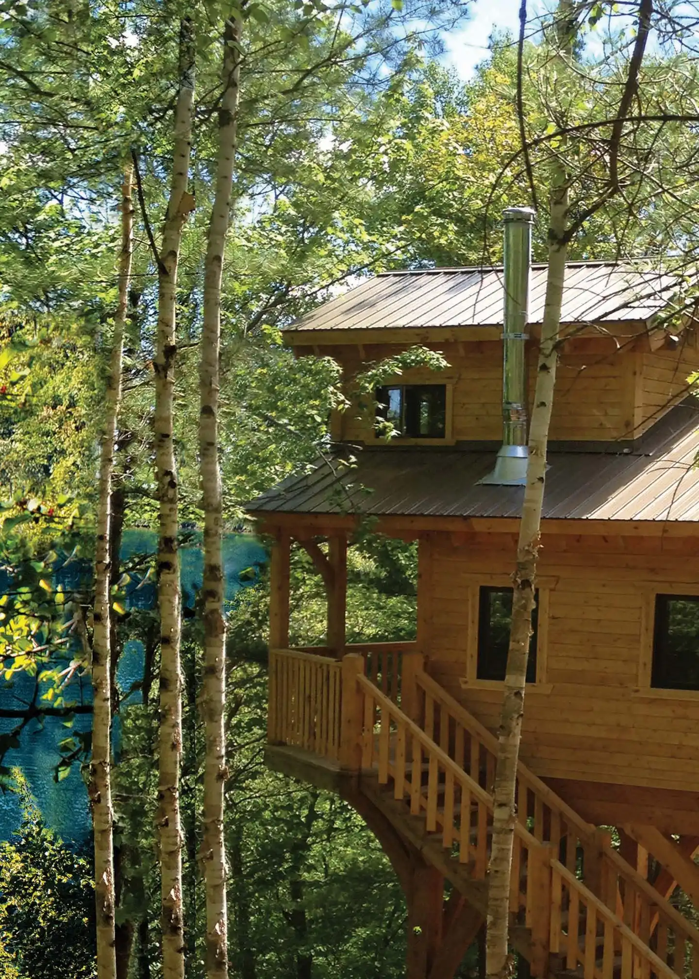 Les Refuges Perchés Mont-Tremblant Aussenansicht