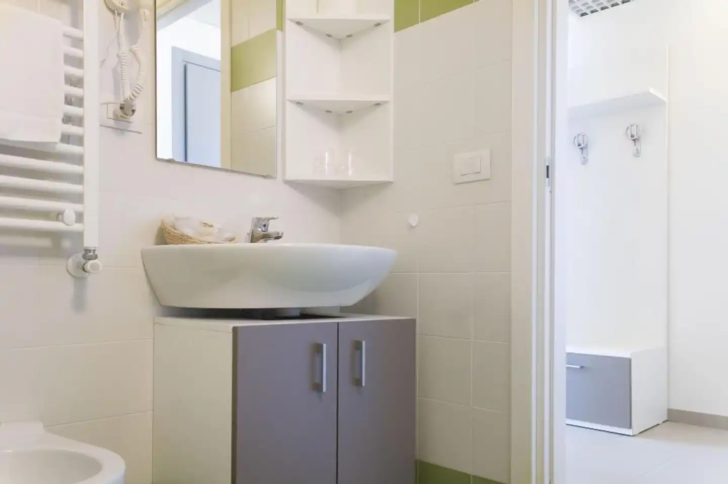 Hotel Campus Sanpaolo Badezimmer