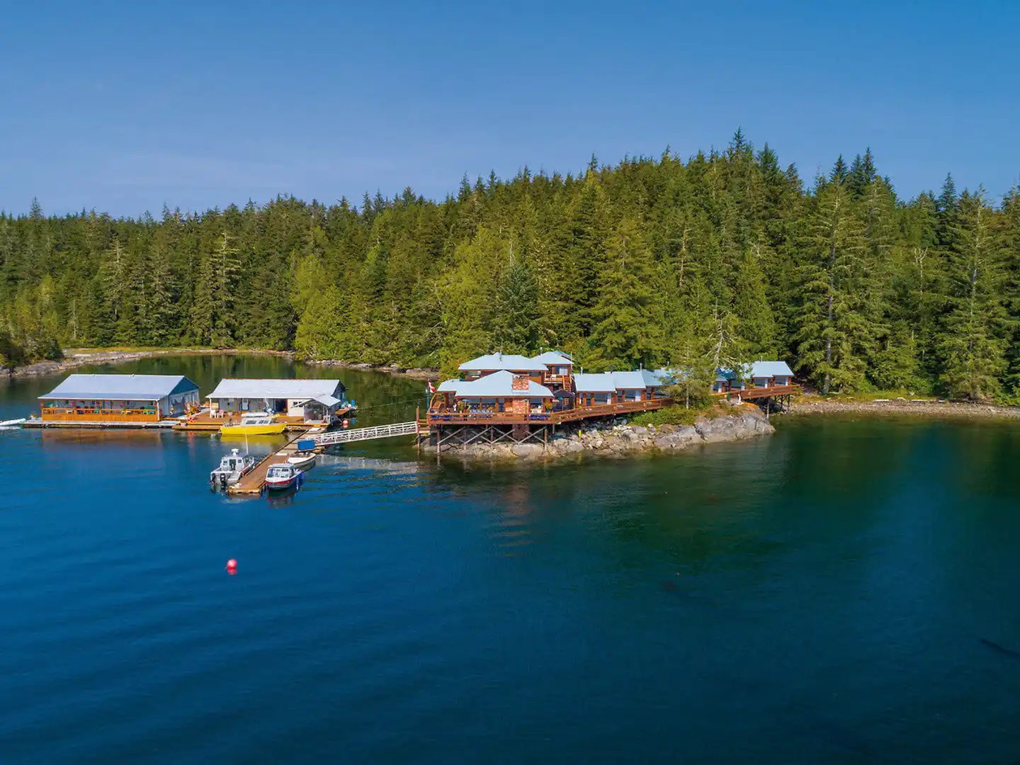 Farewell Harbour Lodge Aussenansicht