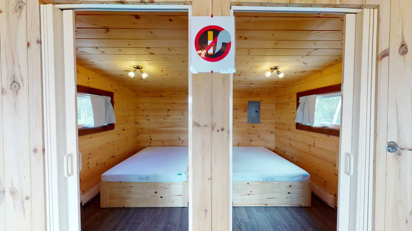 Les Prets a Camper du Camping Tadoussac Wohnbeispiel