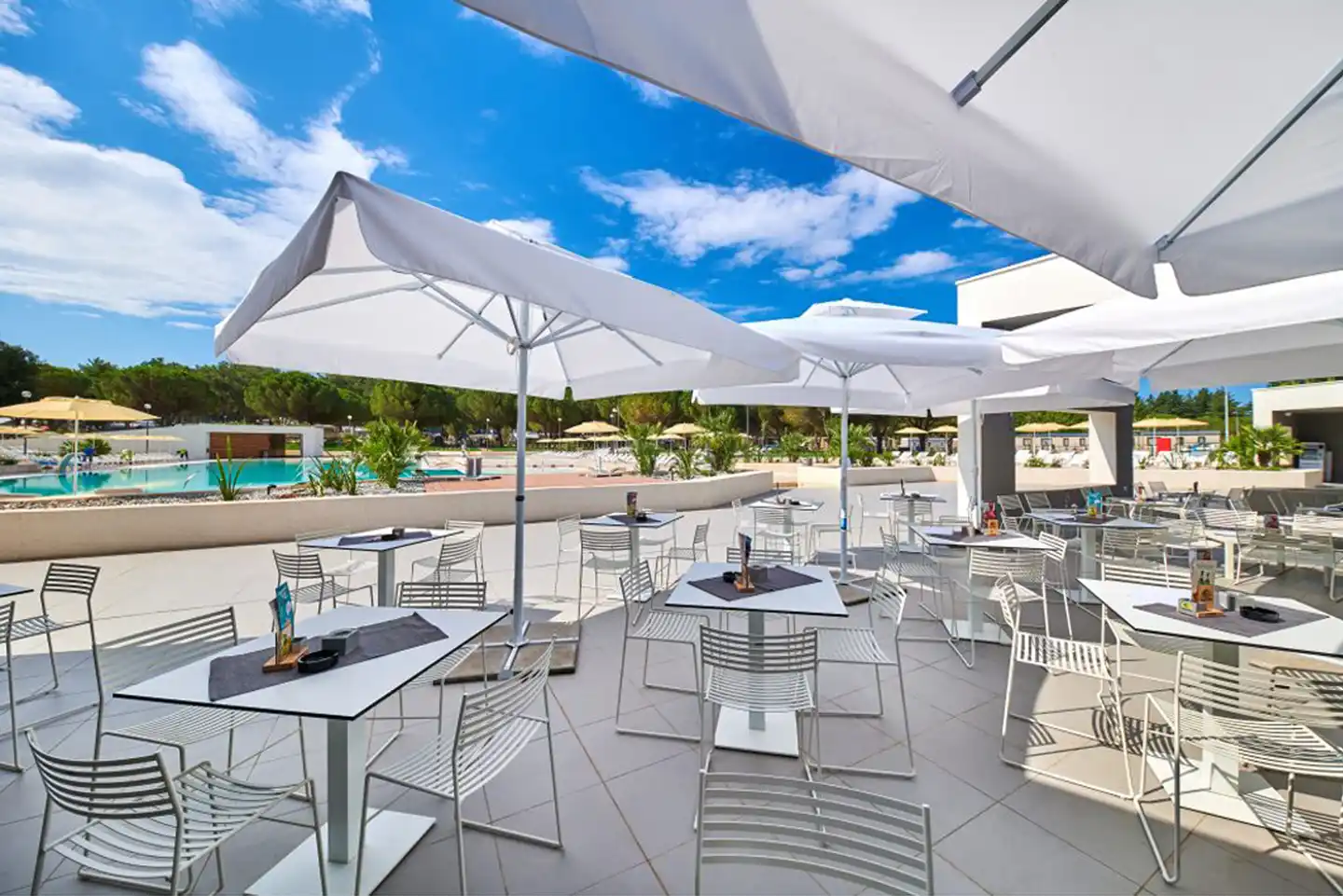 Camping Stella Maris Mobile Homes Terrasse
