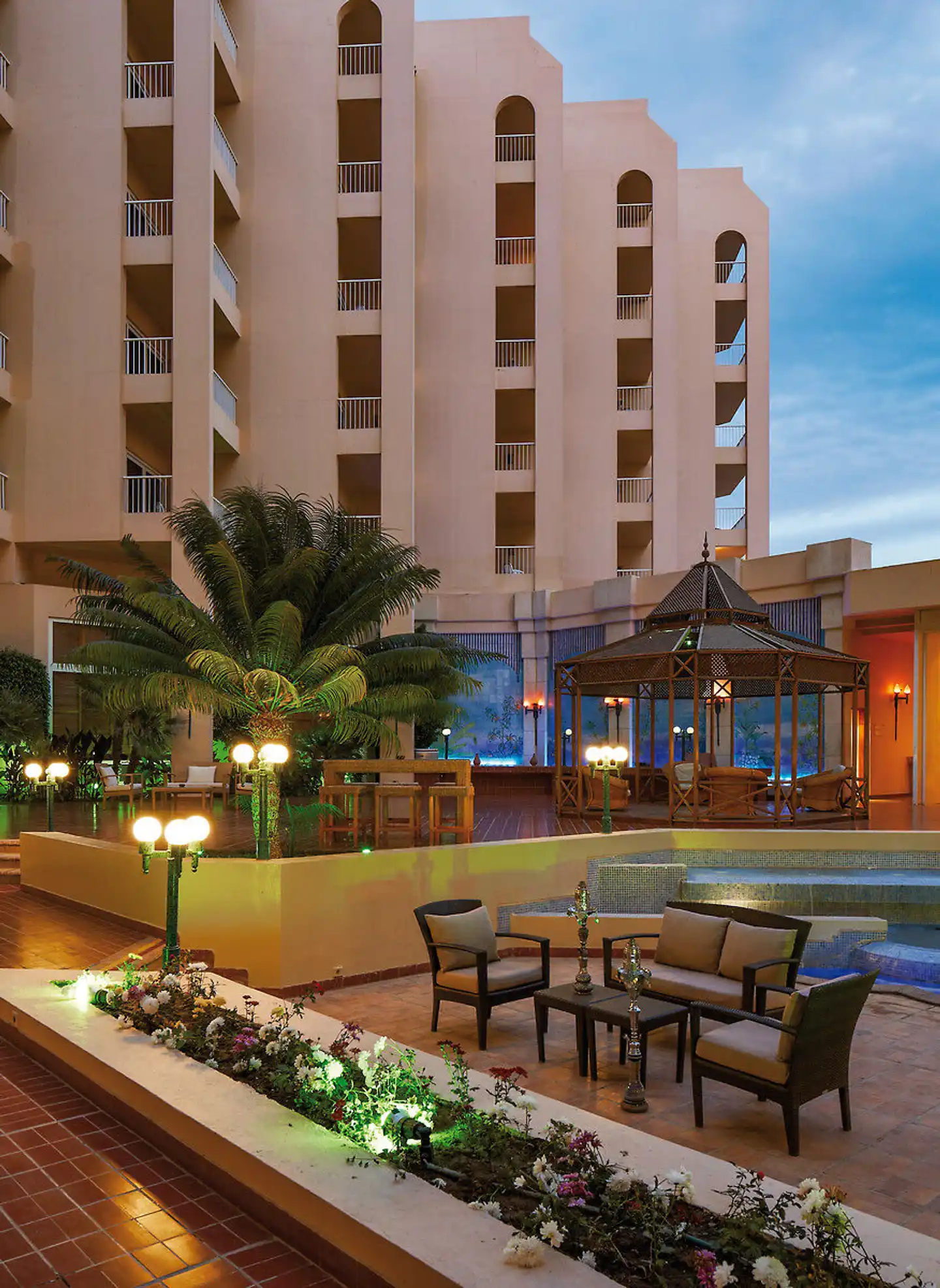 Hurghada Marriott Beach Resort Terrasse