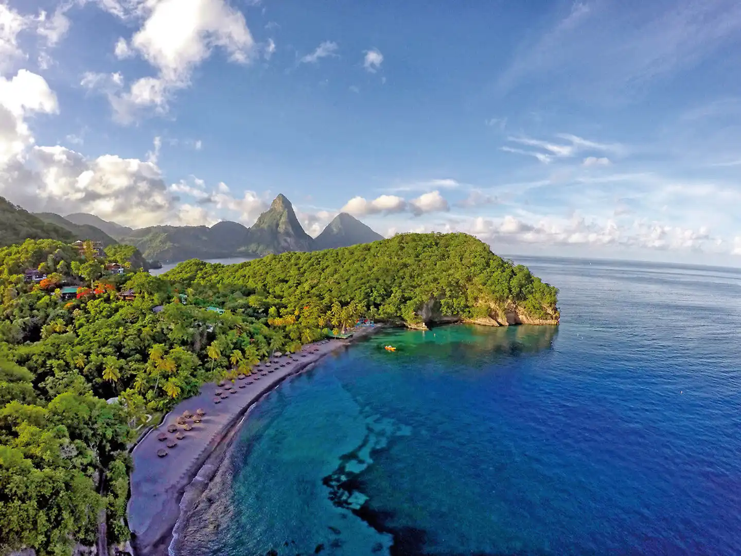 Anse Chastanet Landschaft
