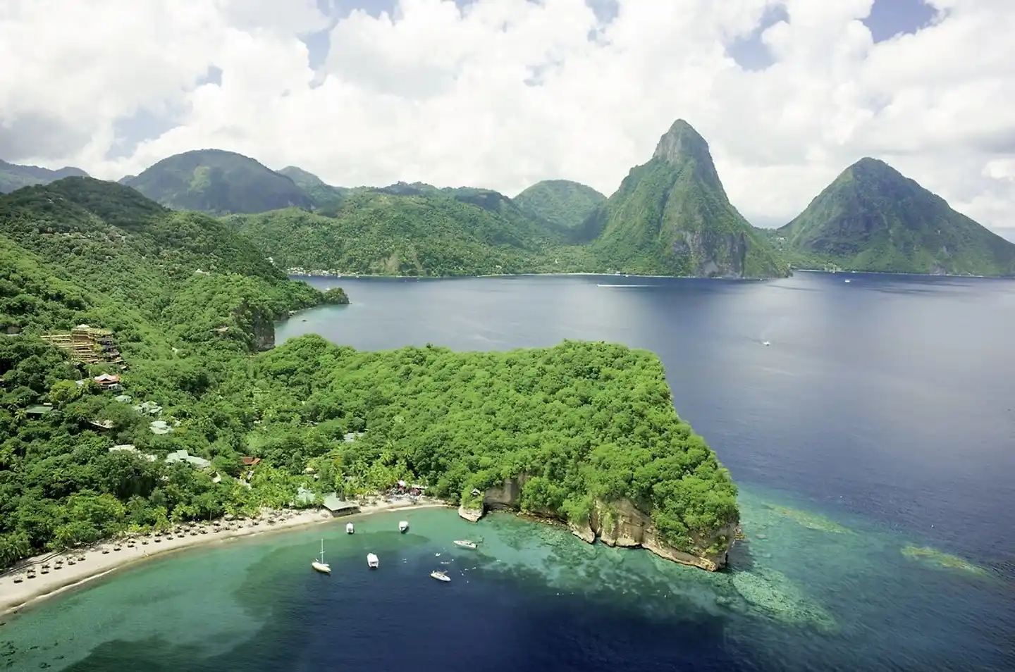 Anse Chastanet Landschaft