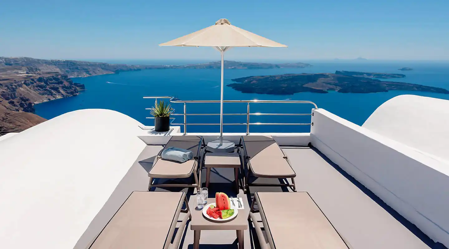 Krokos Villas Terrasse