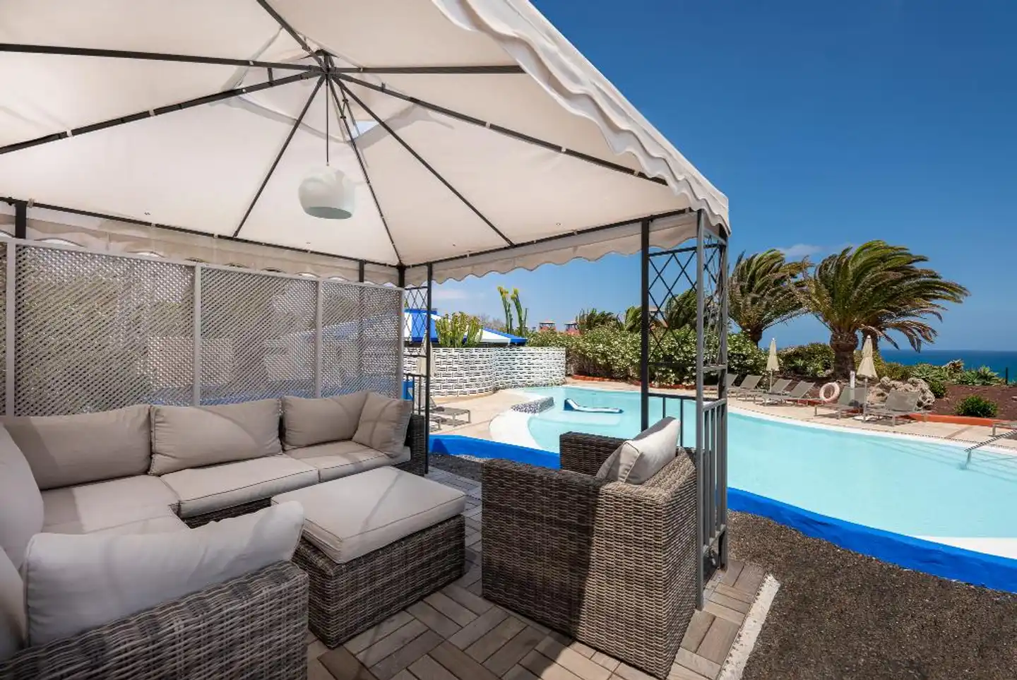 VIK Suite Hotel Risco Del Gato Terrasse