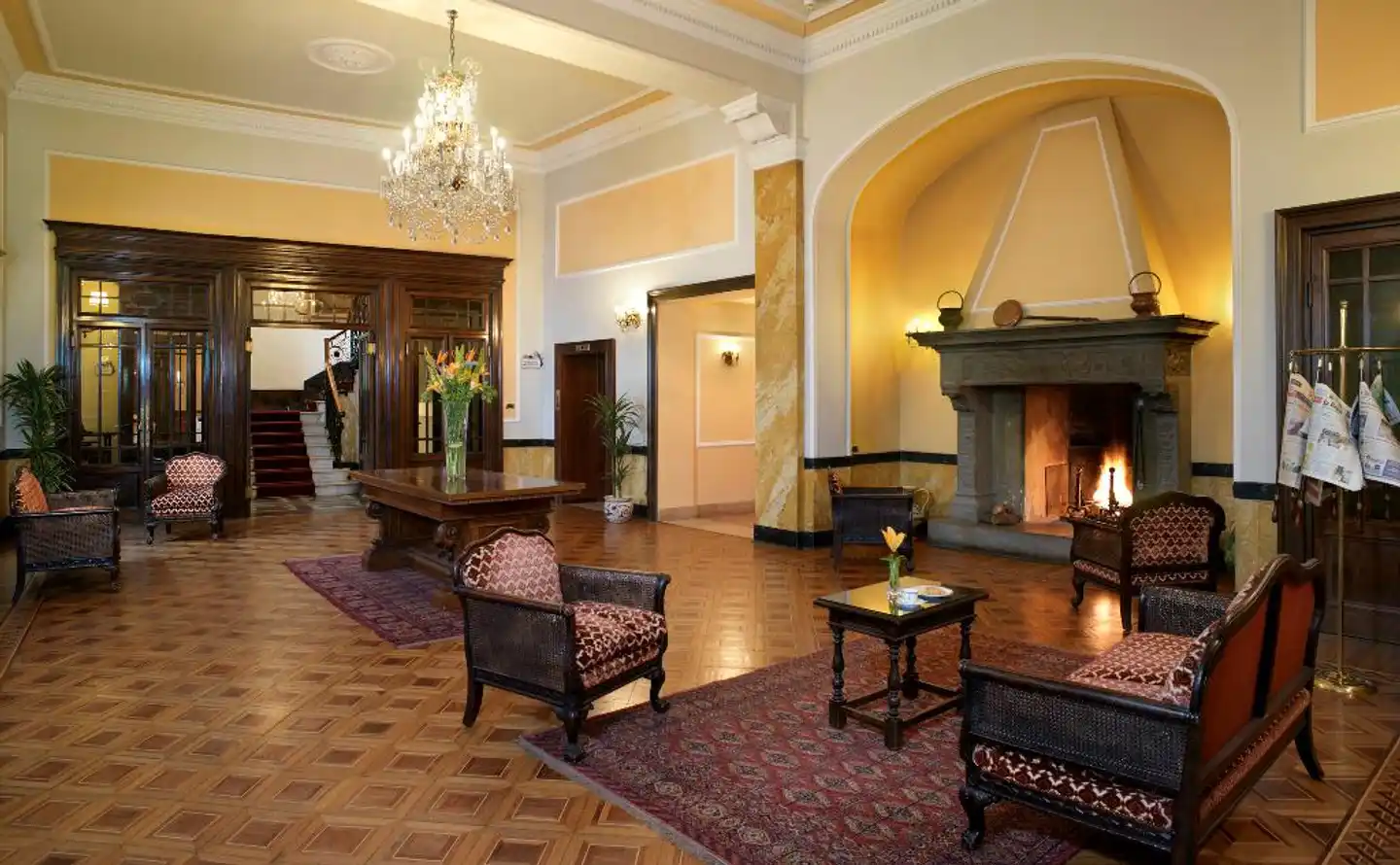 Brufani Palace Hotel Lobby