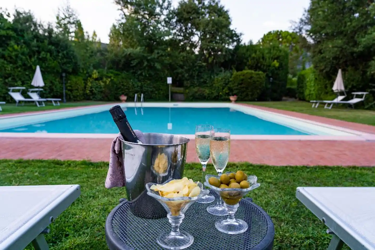 Villa Borgo San Pietro Terrasse