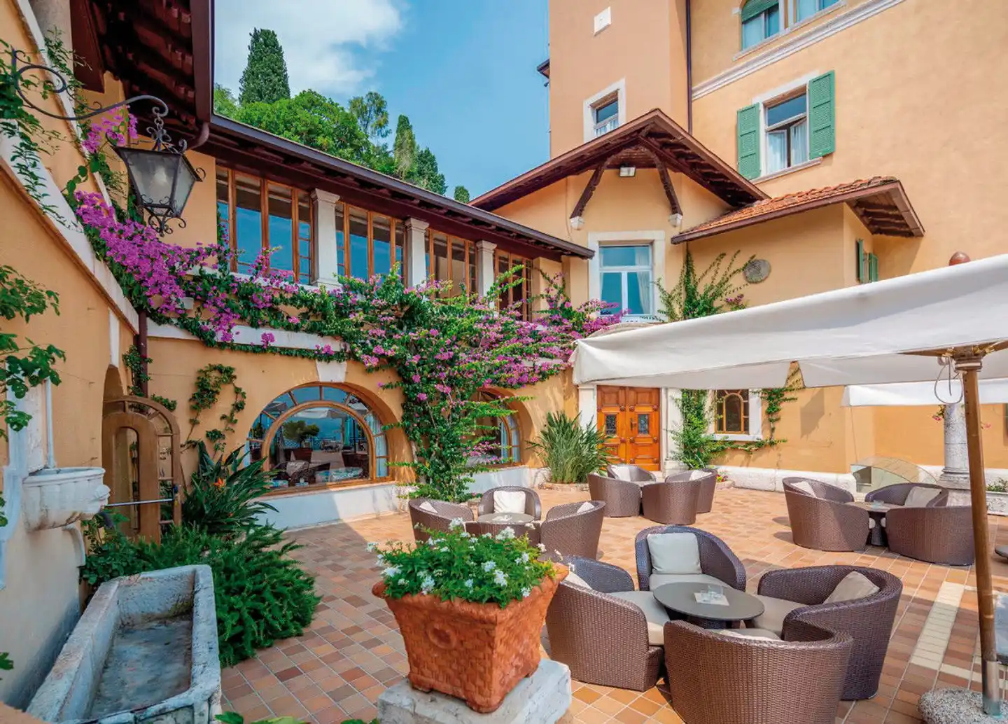 Hotel Villa del Sogno Terrasse
