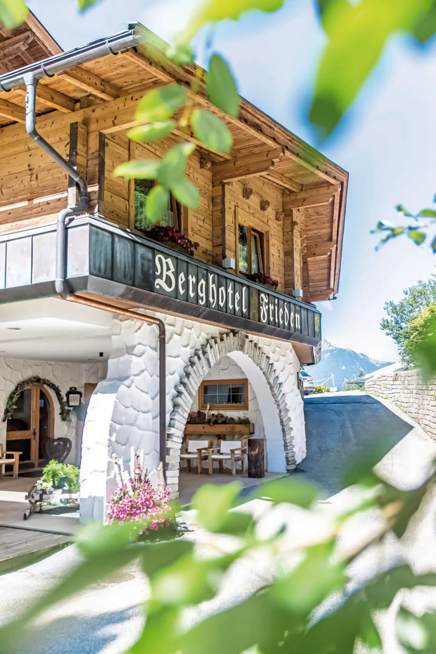 Das Alpine Panorama Hotel Frieden Aussenansicht