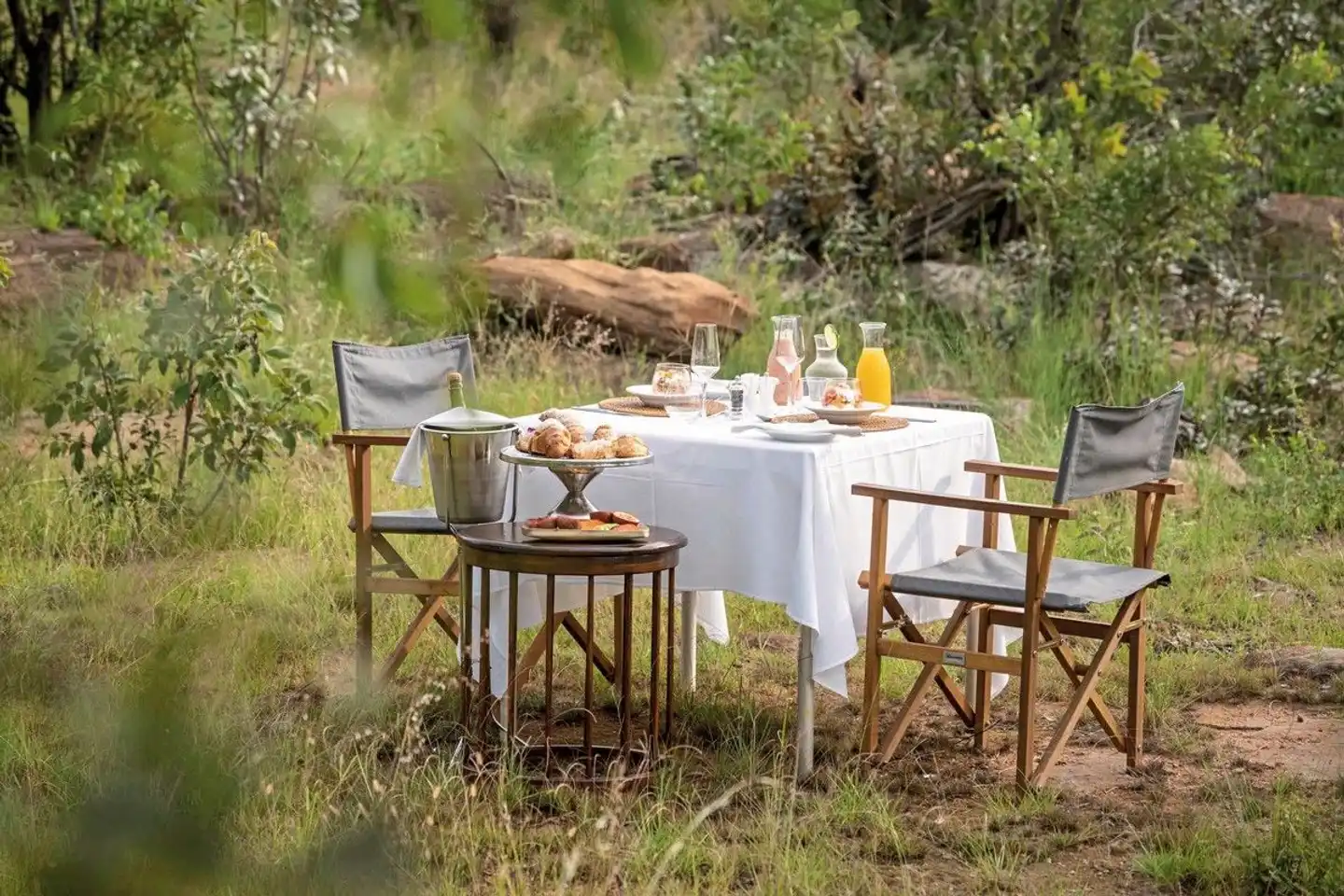 Rare Earth Lodges Welgevonden Terrasse