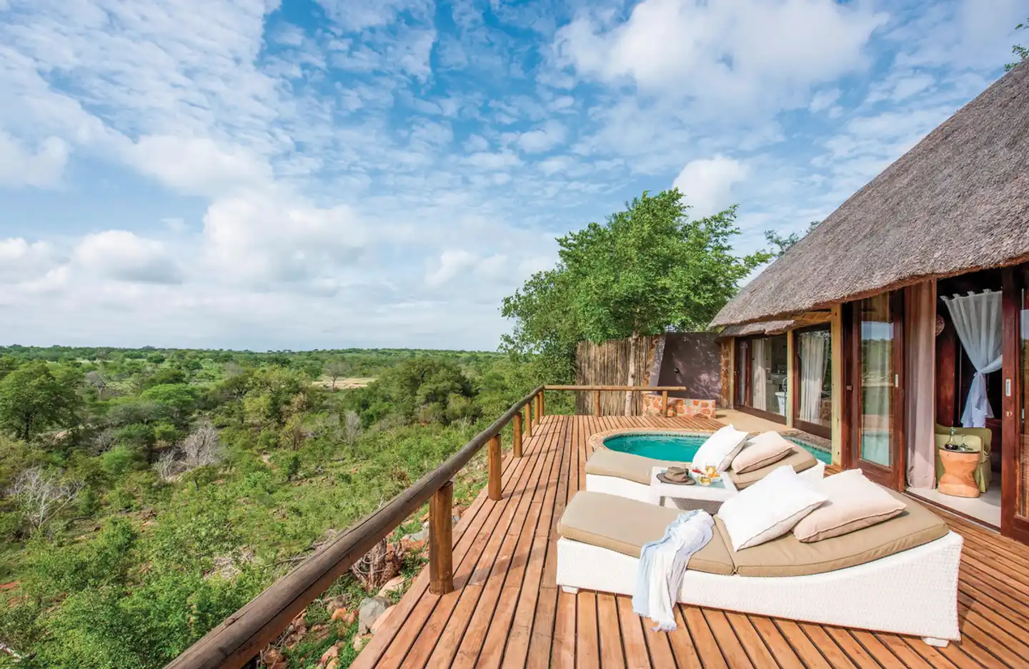 Leopard Hills Terrasse