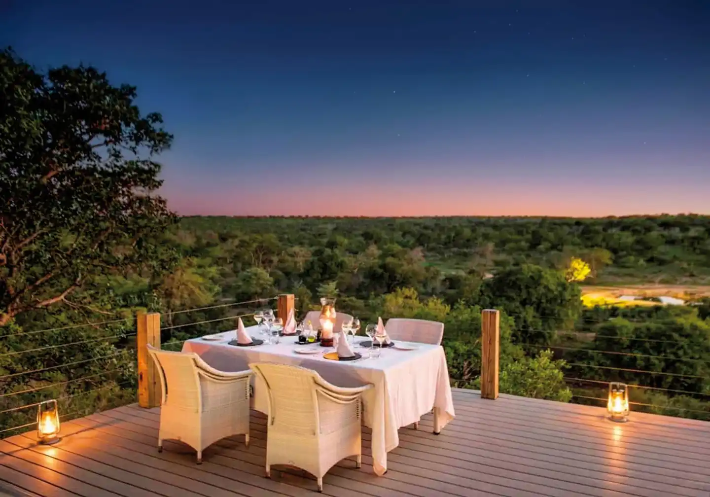 Leopard Hills Terrasse