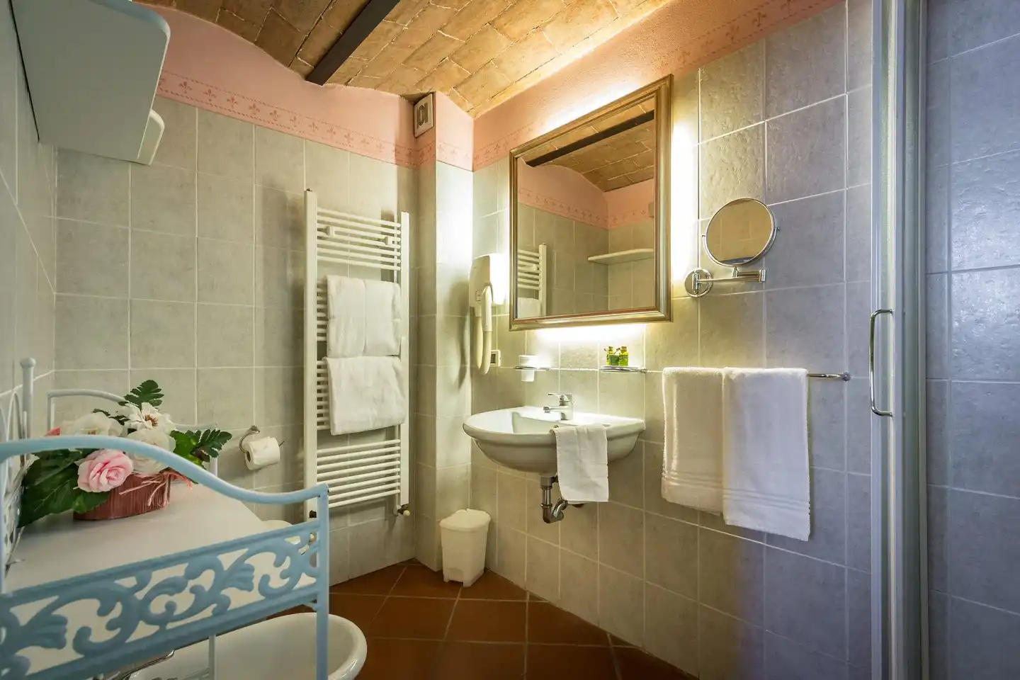 Il Borgo di Villa Castelletti Country Hotel Badezimmer