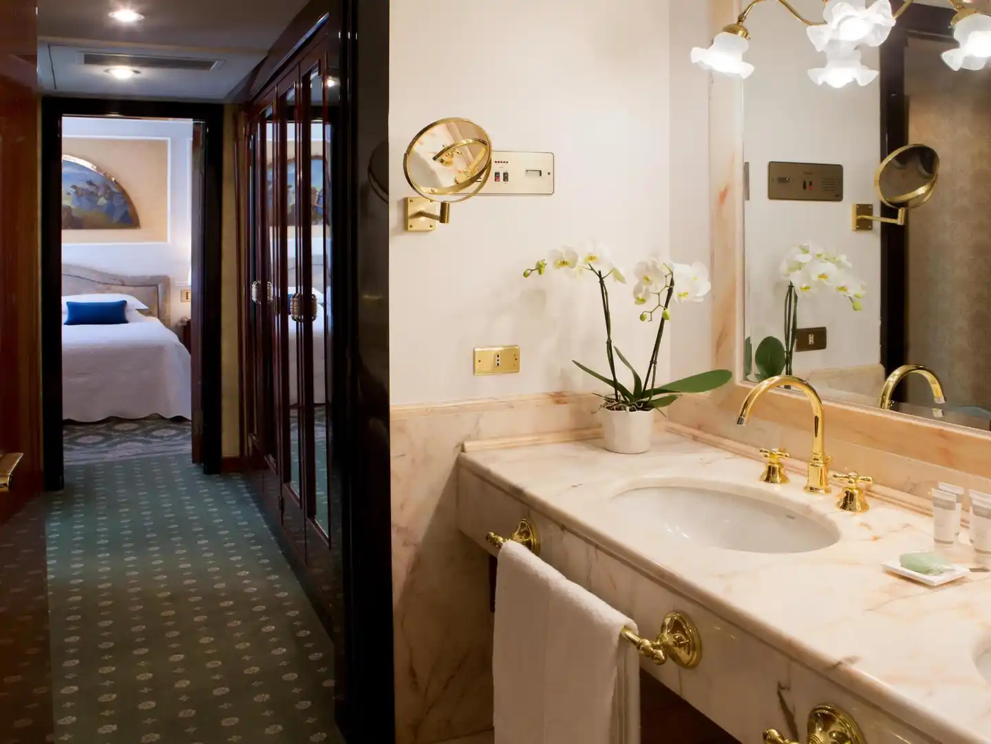 Starhotels Du Parc Badezimmer