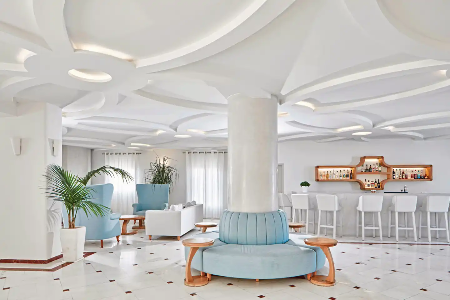 Santorini Palace Lobby