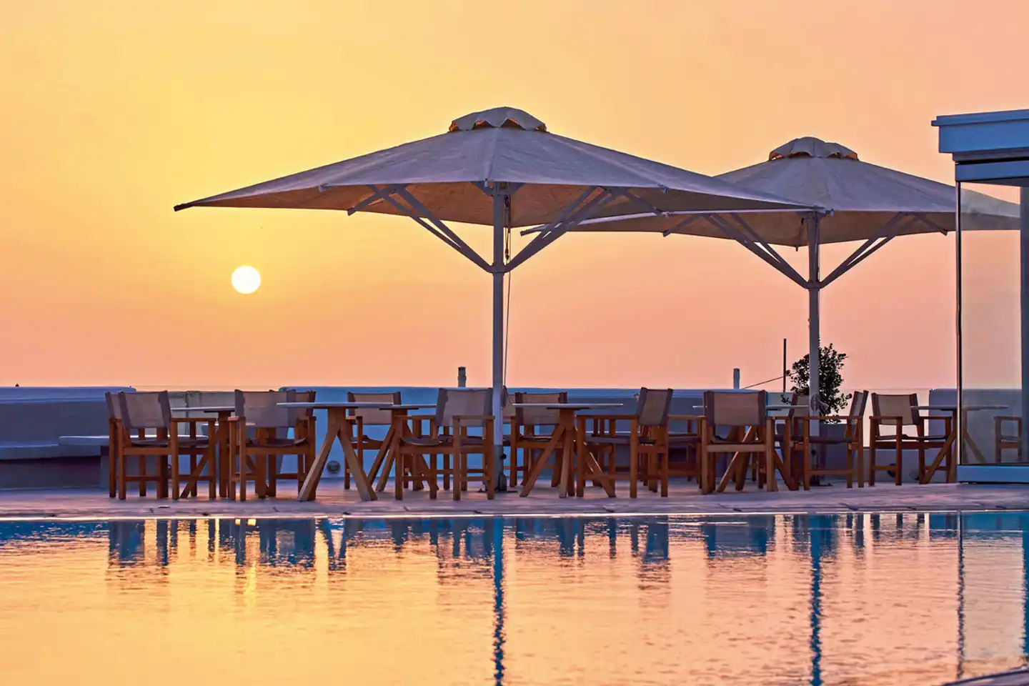 Santorini Palace Pool