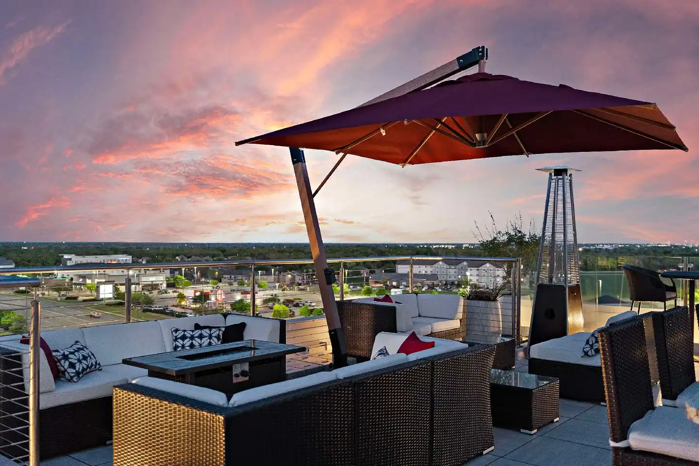 Hilton College Station & Conference Center Terrasse
