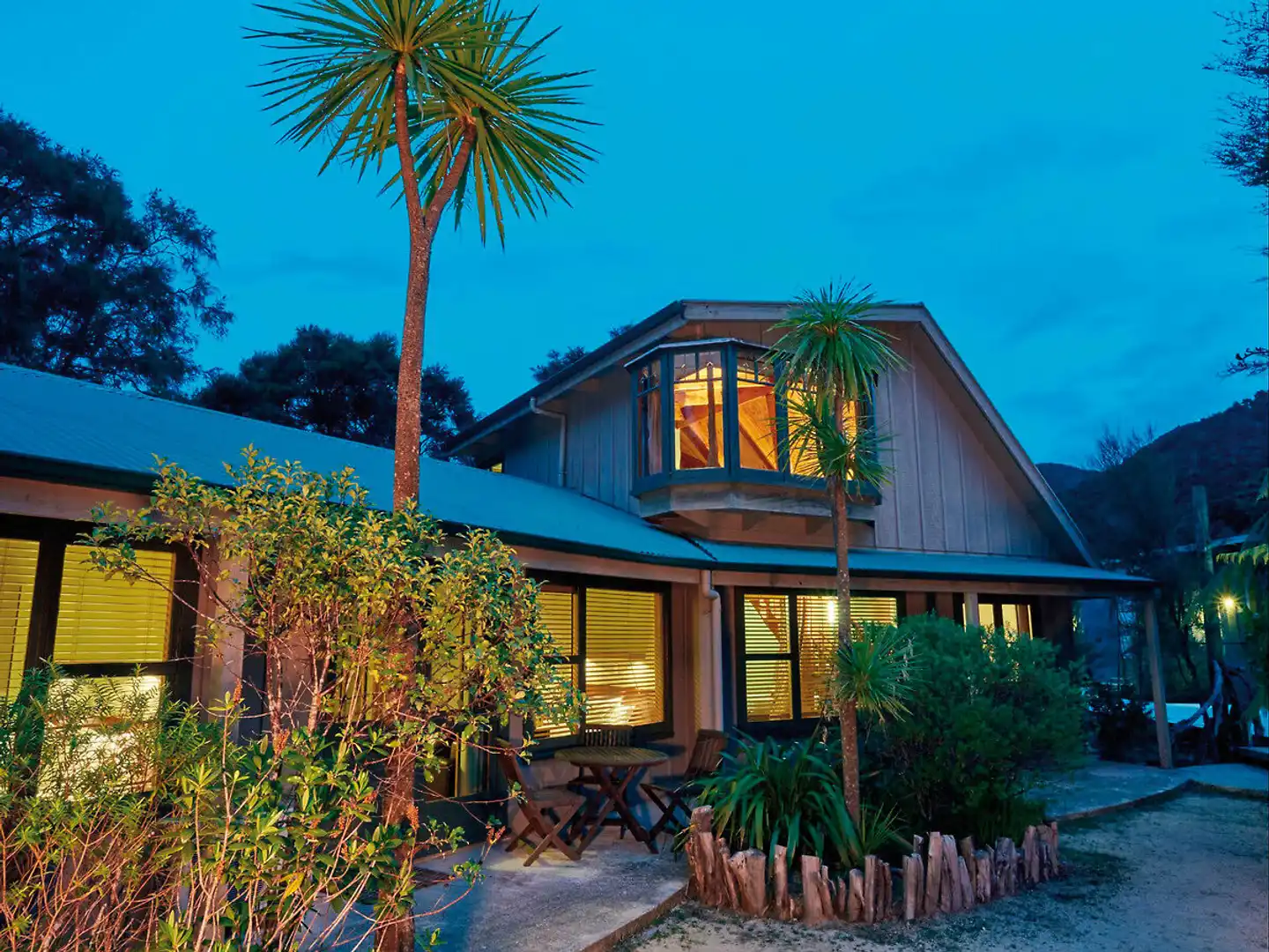 Awaroa Lodge Aussenansicht