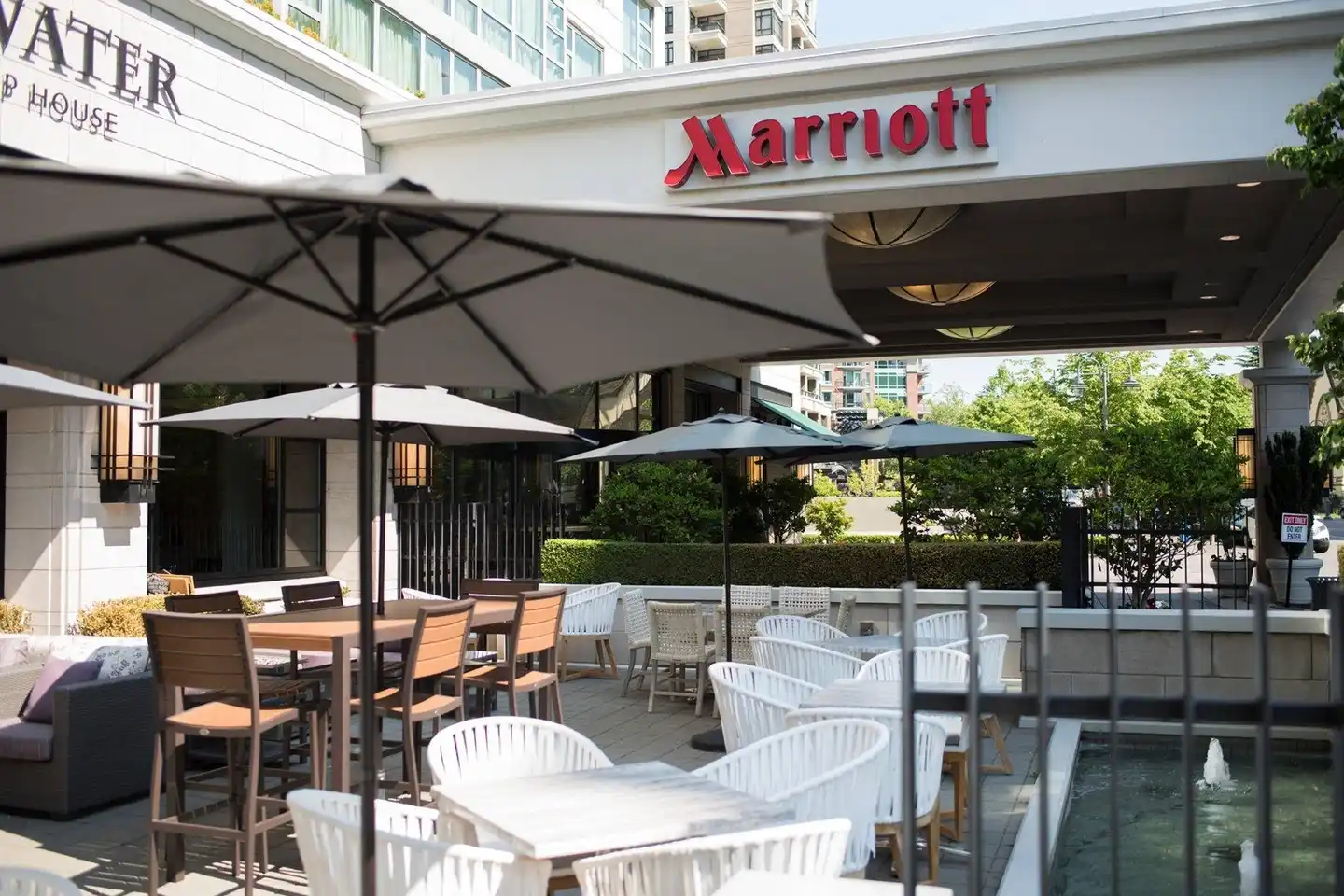 Victoria Marriott Inner Harbour Terrasse