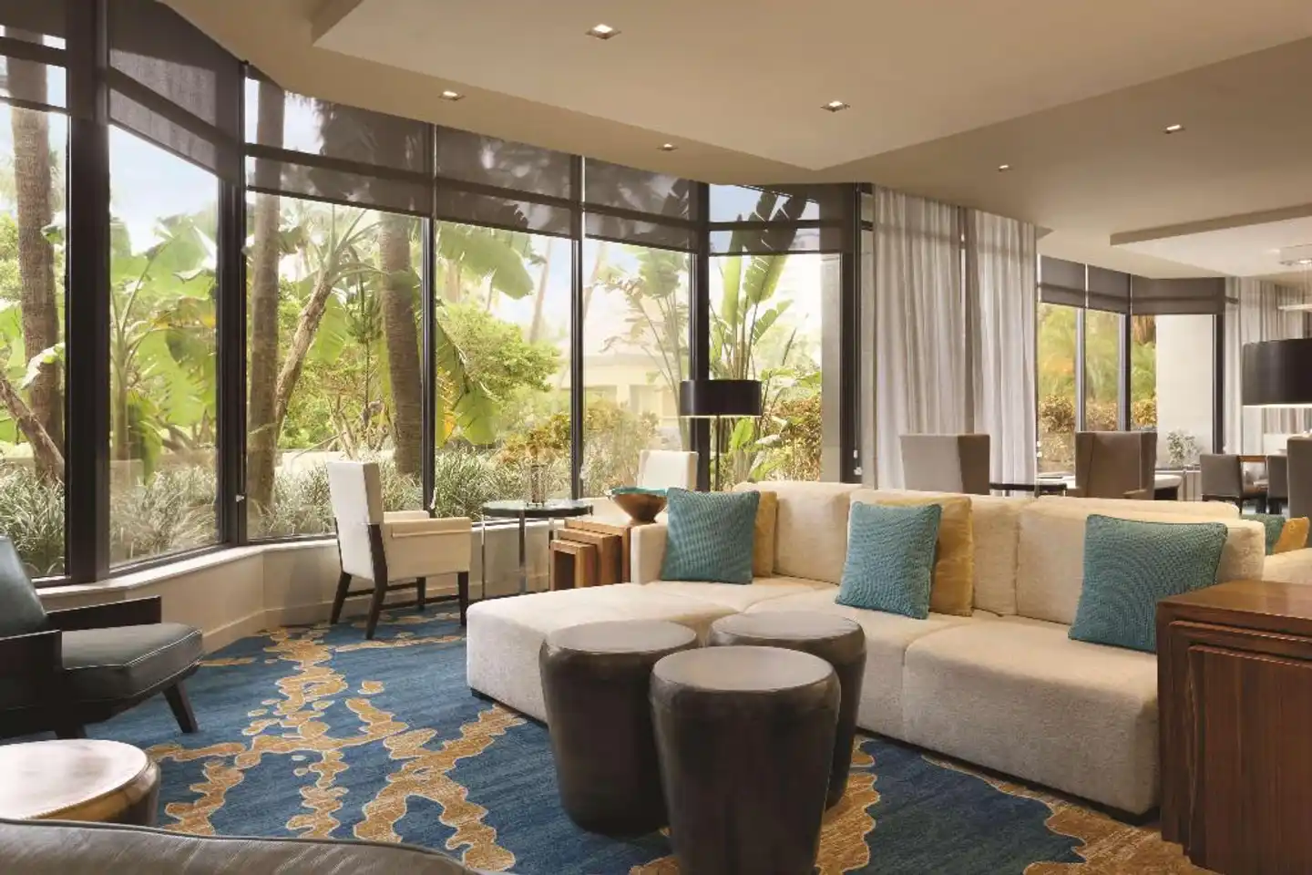 Hilton Miami Airport Blue Lagoon Lobby