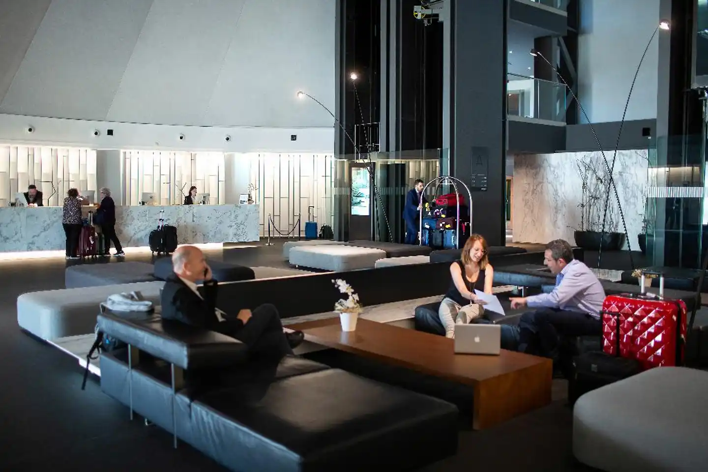 BAH Barcelona Airport Hotel Lobby