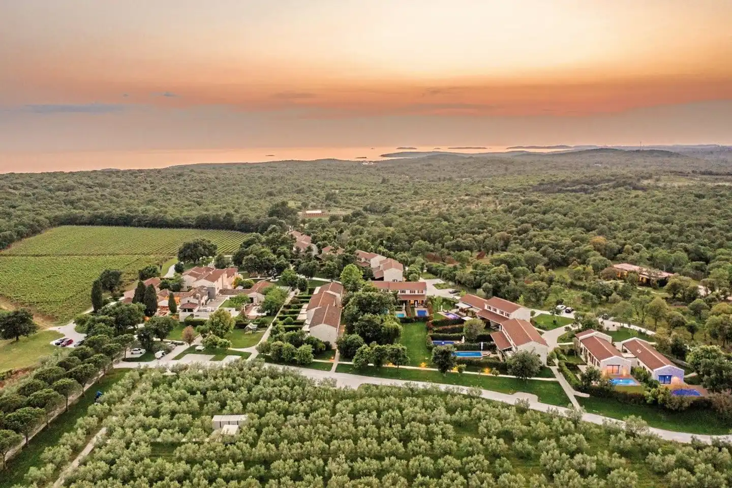 Meneghetti Wine Hotel & Winery Landschaft
