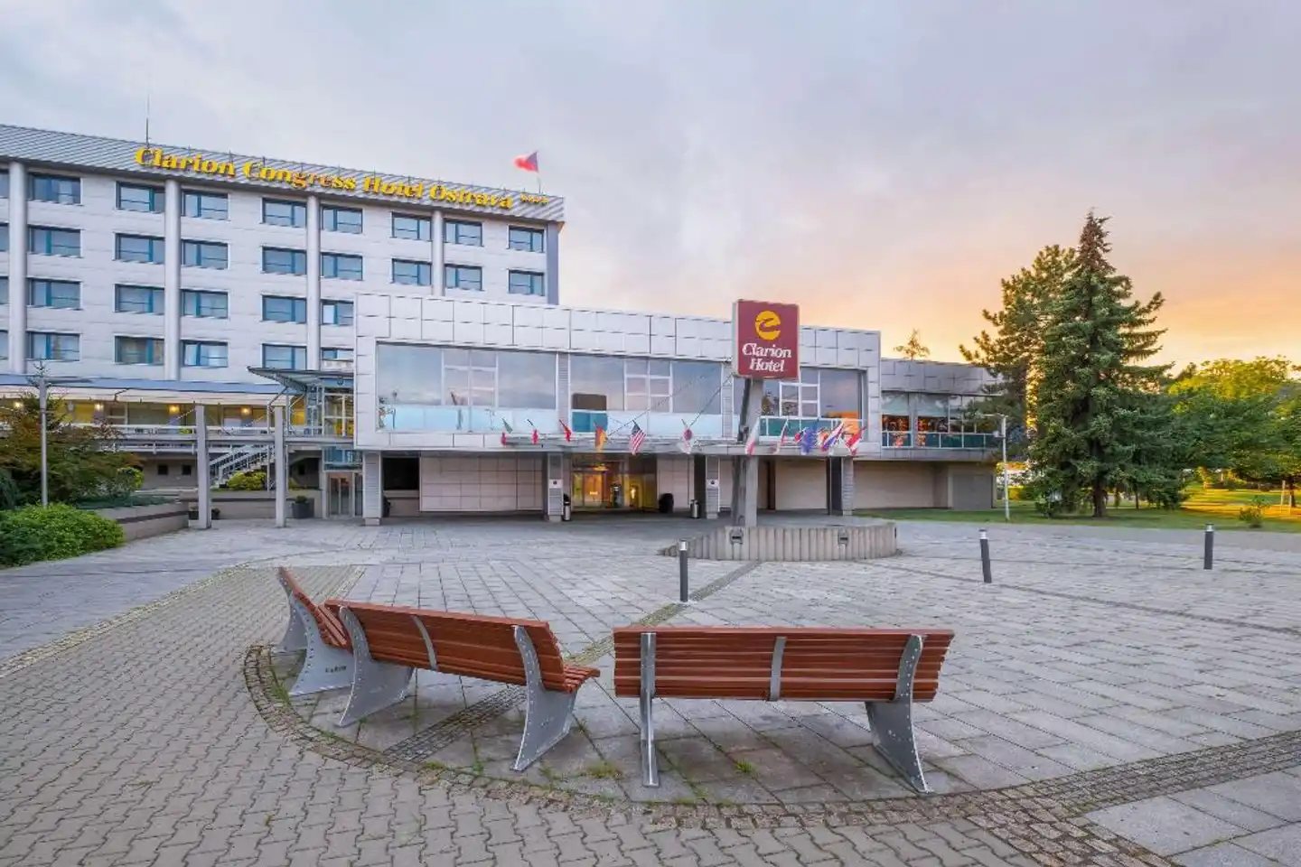 Clarion Congress Hotel Ostrava Terrasse